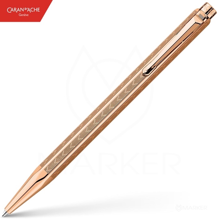 KEMIČNI SVINČNIK CARAN D'ACHE ECRIDOR CHEVRON ROSE GOLD