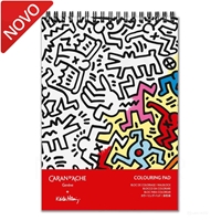 CARAN D'ACHE KEITH HARING Colouring Pad A5 - Special Edition