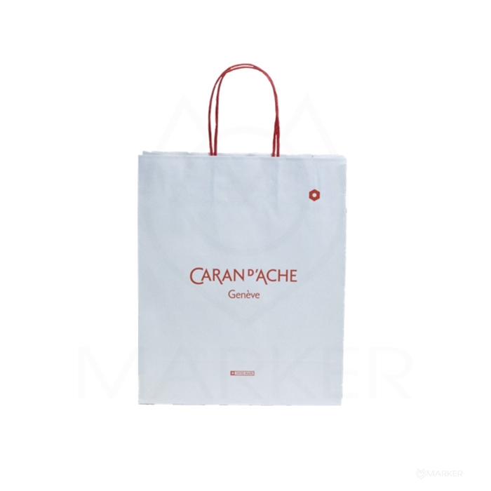 CARAN D'ACHE WHITE MEDIUM BAG
