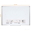 TABLA BELA MAGNETNA OFFICE ALU OKVIR 200 x 120 CM