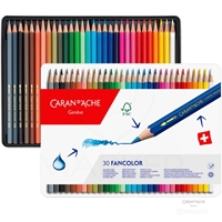 BARVICE CARAN D'ACHE FANCOLOR AQUAREL SET 30 BARV