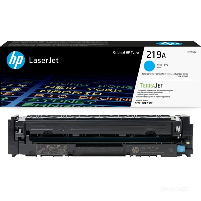 TONER HP TerraJet W2191X CYAN 219X MODER
