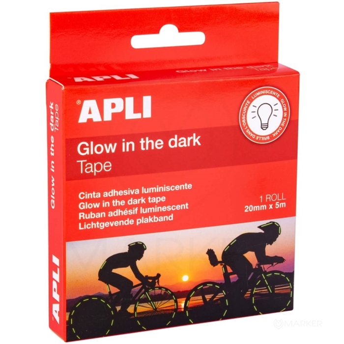 LEPILNI TRAK APLI ODSEVNI 20 mm x 5 m SVETI V TEMI