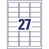 ETIKETE AVERY ZWECKFORM J4721-25 POLIESTER, ZA PISMA 63,5x,29,6 PROSOJNE 675/1