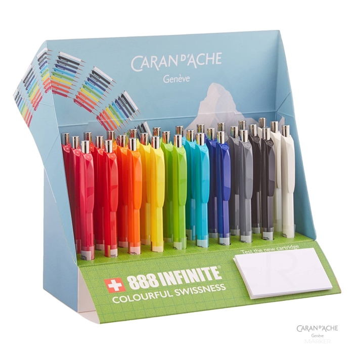 KEMIČNI SVINČNIKI CARAN D'ACHE 888 INFINITE DISPLAY SET 