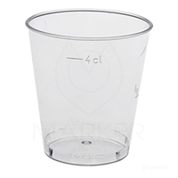 PROZORNI PLASTIČNI KOZARCI ZA DEGUSTACIJE 0,04L
