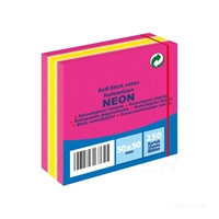 SAMOLEPILNI LISTIČI 50x50 MINI KOCKA NEON PASTEL MULTICOLOR ROZA 250L
