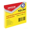 SAMOLEPILNI BLOK 76X76 KOCKA 100L FLUORESCENTNO RUMENA