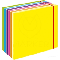 SAMOLEPILNI LISTIČI 76x76 KOCKA MULTICOLOR RUMEN 400L 