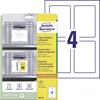 ETIKETE AVERY ZWECKFORM 8001-20 BELE PODLAGE ZA ETIKETE 120X80 80/1
