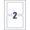 NALEPKE AVERY ZWECKFORM 8001-20 BELE PODLAGE ZA NALEPKE 120X80 80/1