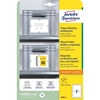 NALEPKE AVERY ZWECKFORM 8001-20 BELE PODLAGE ZA NALEPKE 120X80 80/1