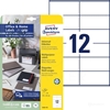 NALEPKE AVERY ZWECKFORM 3424-10 UNIVERZALNE ZA PISMA 120/1