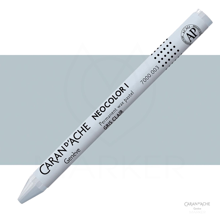CARAN D'ACHE NEOCOLOR I PASTELE 7000.003 LIGHT GRAY