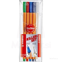 FLOMASTRI STABILO FINELINERS POINT 88 4+1