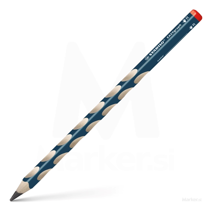 ERGONOMSKI SVINČNIK STABILO EASYGRAPH (R) TEMNO MODER ZA DESNIČARJE