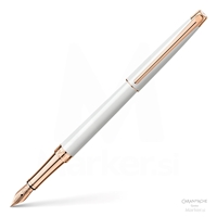 NALIVNO PERO CARAN D'ACHE LEMAN SLIM WHITE ROSE GOLD BEL