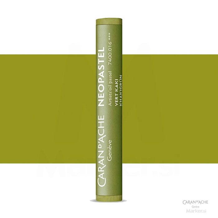 CARAN D'ACHE NEOPASTEL 016 KHAKI GREEN