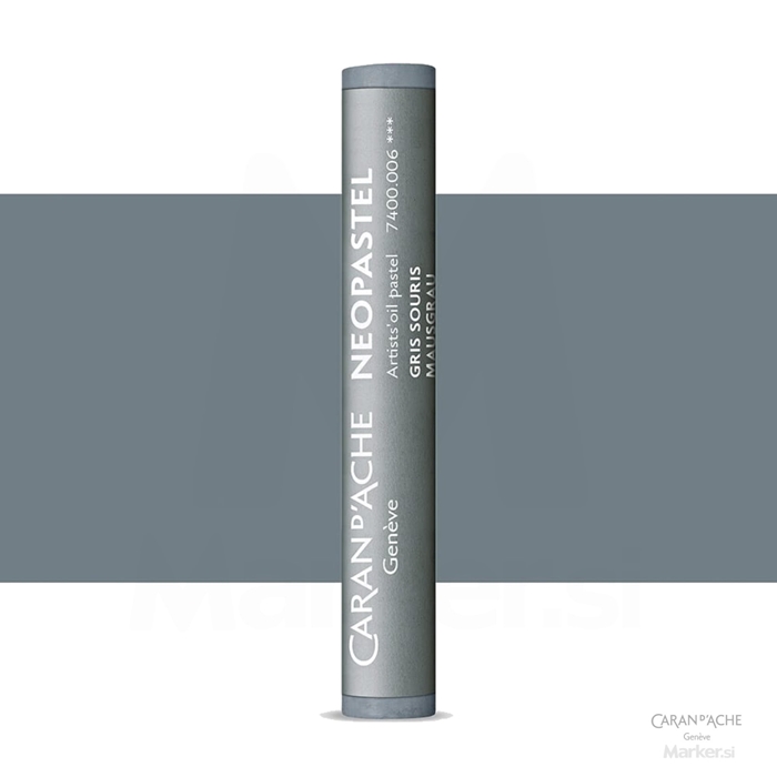 CARAN D'ACHE NEOPASTEL 006 MOUSE GREY