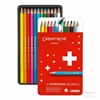 BARVICE CARAN D'ACHE SWISSCOLOR SCHOOL LINE AKAVREL 12 BARV V KOVINSKI EMBALAŽI