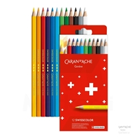 BARVICE CARAN D'ACHE SWISSCOLOR SCHOOL LINE AKAVREL 12 BARV V KARTONSKI EMBALAŽI