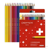 BARVICE CARAN D'ACHE SWISSCOLOR SCHOOL LINE AKAVREL 18 BARV V KARTONSKI EMBALAŽI