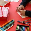 BARVICE CARAN D'ACHE SWISSCOLOR SCHOOL LINE AKAVREL 40 BARV V KOVINSKI EMBALAŽI