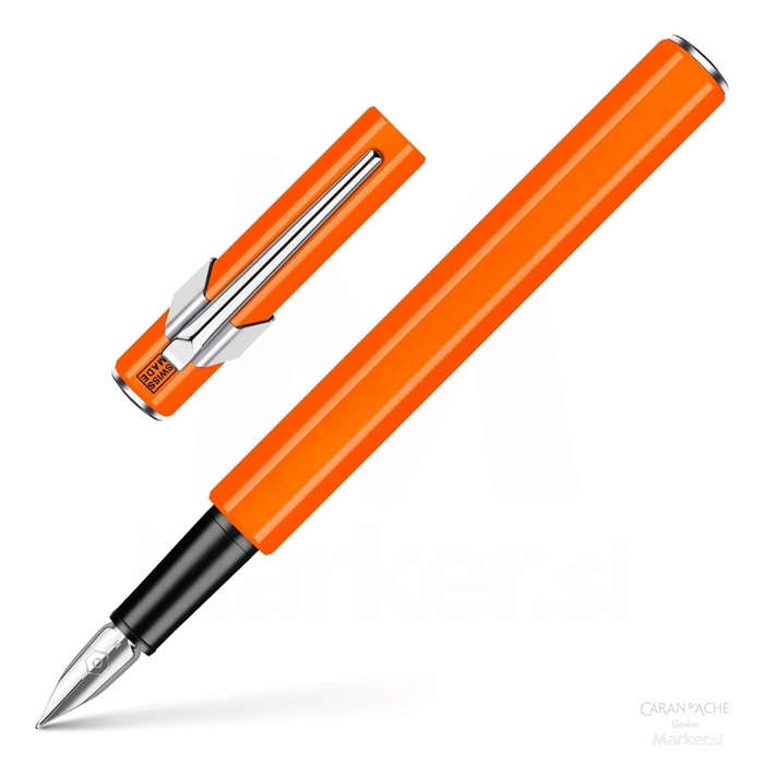 NALIVNO PERO CARAN D'ACHE 849 FLUO ORANŽEN
