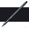 ČRN VODOTOPEN FLOMASTER CARAN D'ACHE FIBRALO BRUSH 009 BLACK Z VLAKNI IN KONICO ČOPIČA