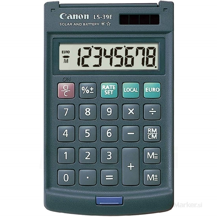 ŽEPNI KALKULATOR CANON LS-39E 8 MESTNI