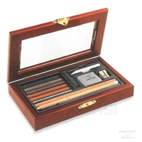 ART BY CARAN D'ACHE 7400.415 SKETCHING SET 13/1