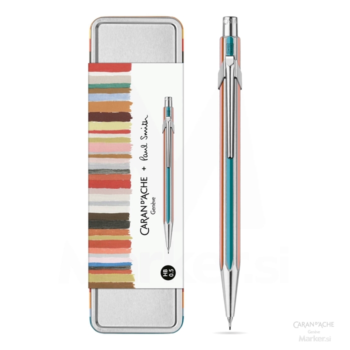 CARAN D'ACHE MECHANICAL PPENCIL 849™ PAUL SMITH SILVER