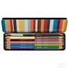 CARAN D’ACHE BY PAUL SMITH SET 12 COLOURED PENCILS BICOLOR + 1 BRUSH 