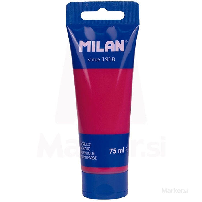 AKRILNA BARVA MILAN ART KARMIN RDEČA 75ML